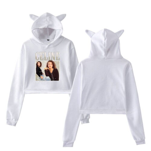 Celine Dion Cropped Hoodie #3 + Gift